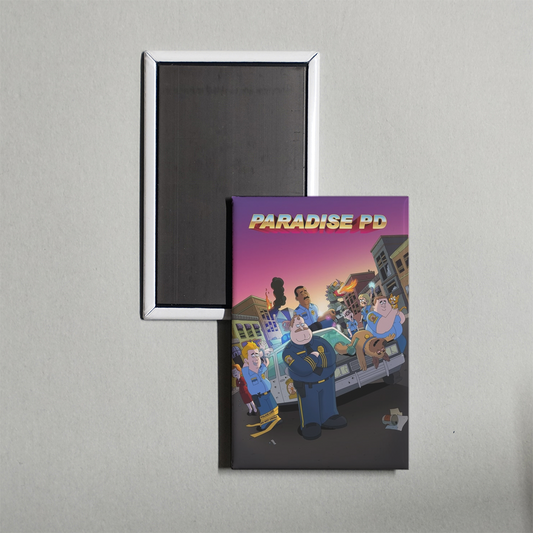 Paradise PD TV Show Fridge Magnet