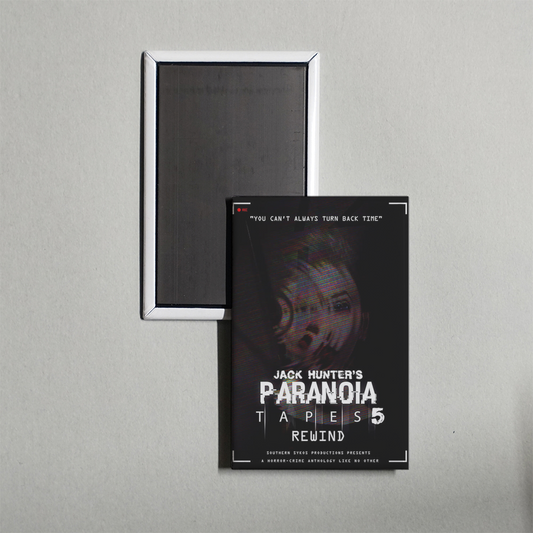 Paranoia Tapes 5 Rewind Mini Movie Fridge Magnet
