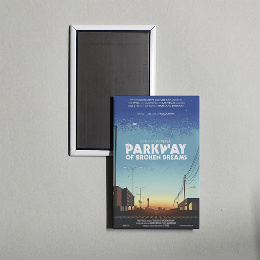 Parkway of Broken Dreams Mini Movie Fridge Magnet