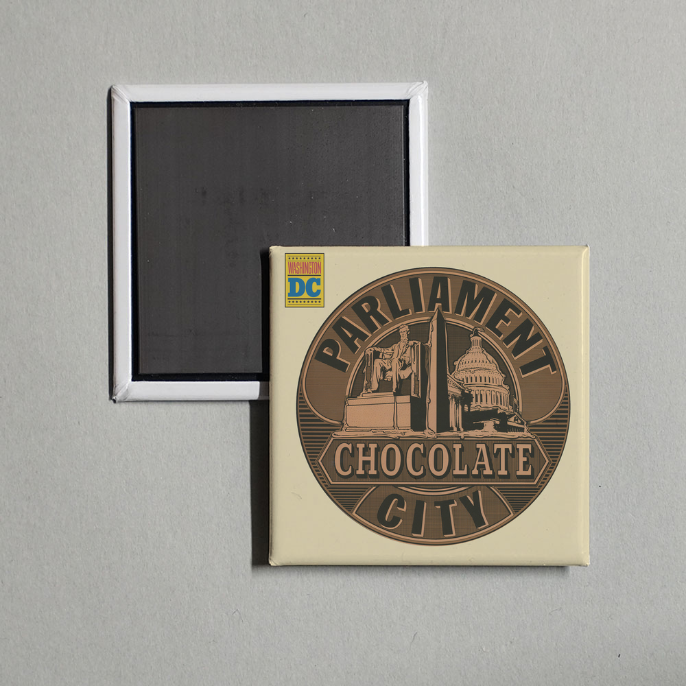 Parliament - Chocolate City Album Cover Fridge Magnet
