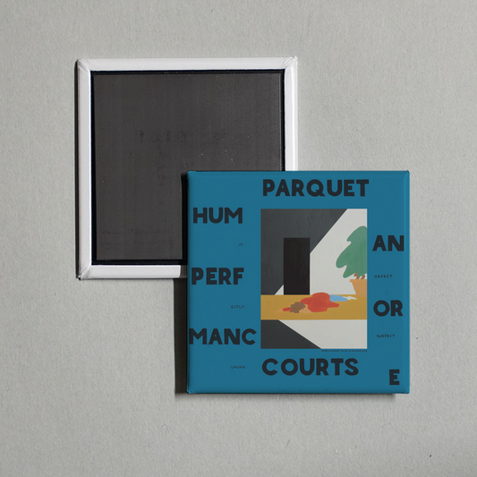 Parquet Courts - Human Performance Album Cover Fridge Magnet