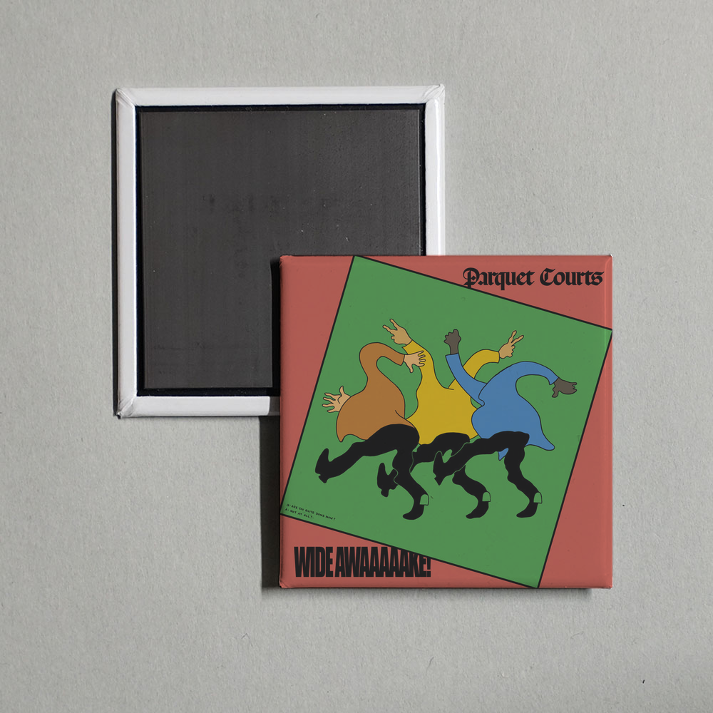 Parquet Courts - Wide Awake! Album Cover Fridge Magnet