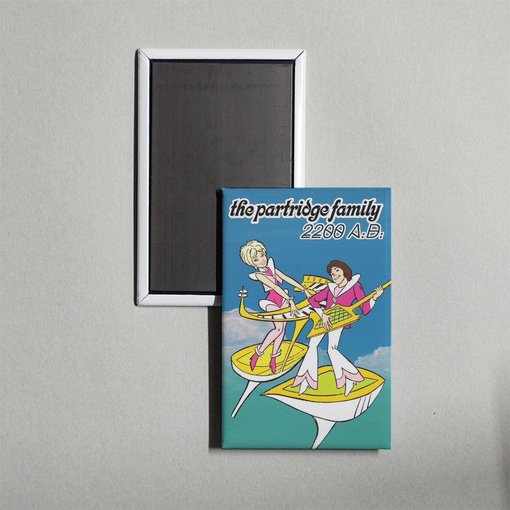 Partridge Family 2200 A.D. TV Show Fridge Magnet