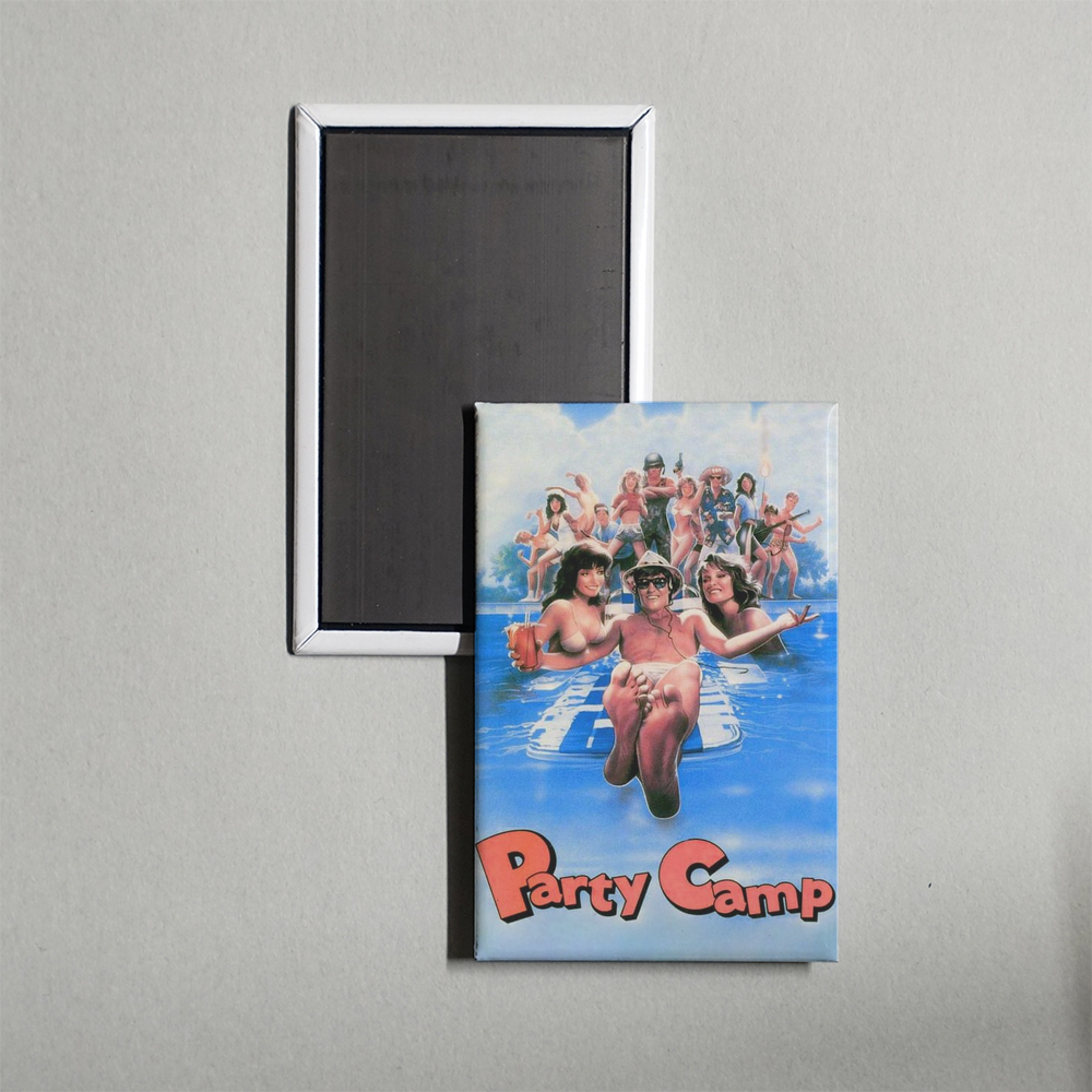 Party Camp Mini Movie Fridge Magnet
