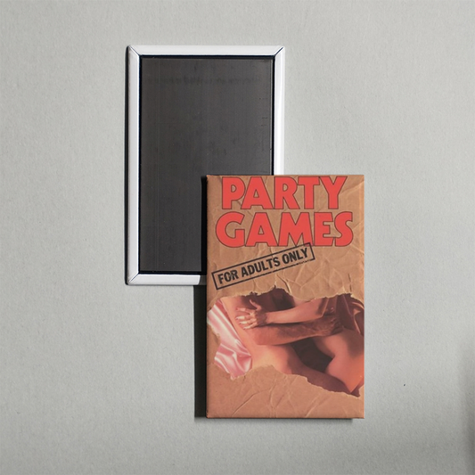 Party Games for Adults Only Mini Movie Fridge Magnet