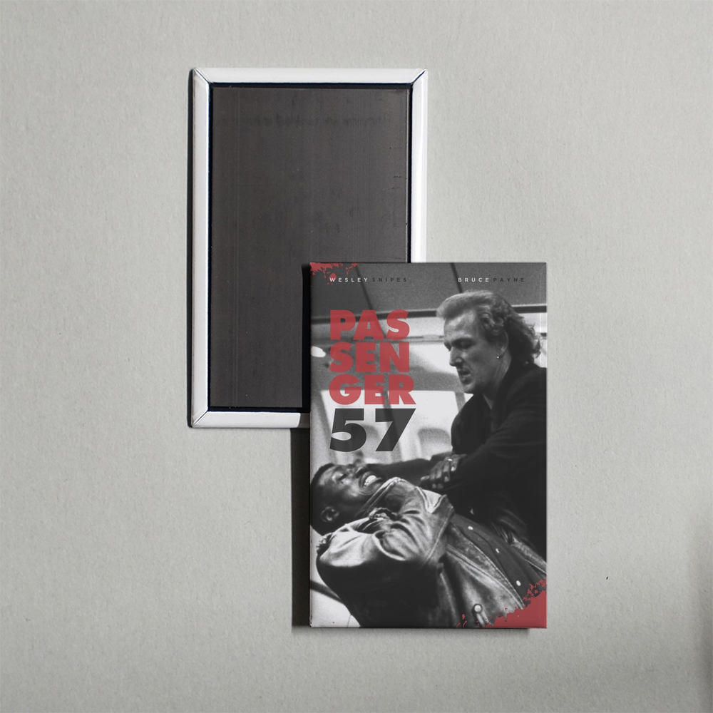 Passenger 57 Mini Movie Fridge Magnet