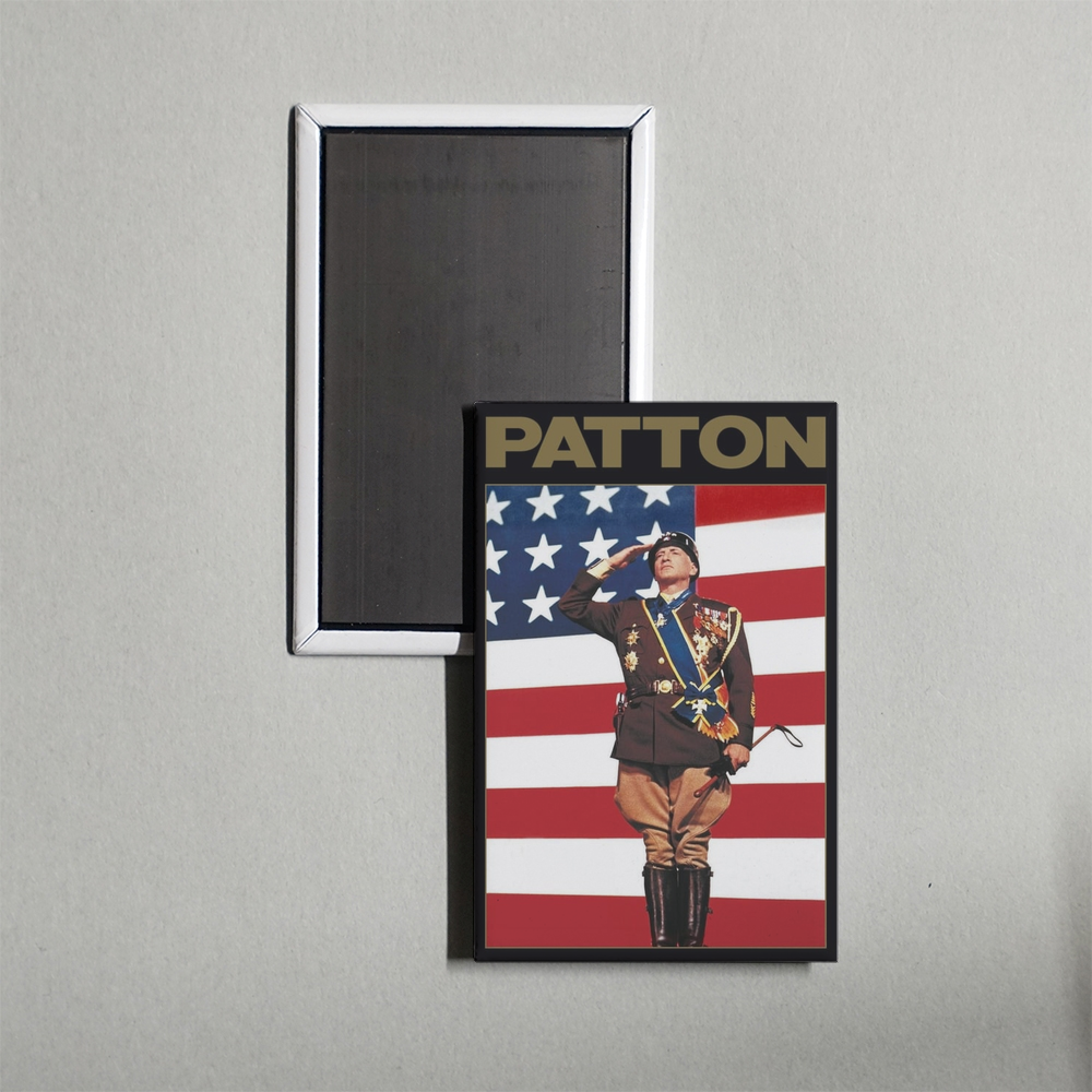 Patton Mini Movie Fridge Magnet