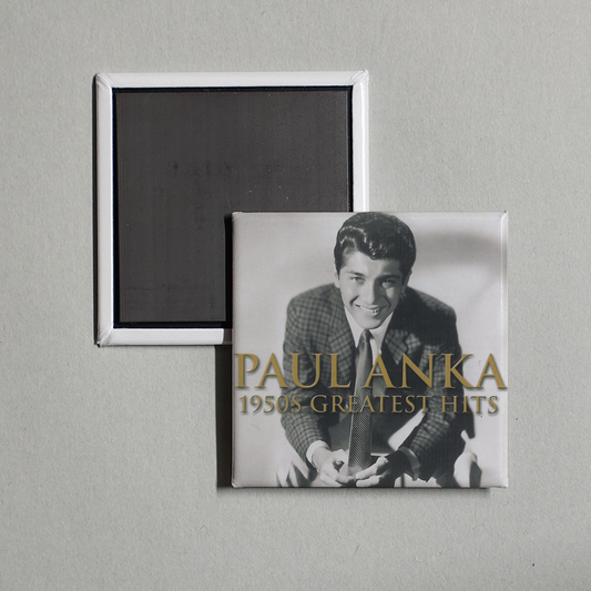 Paul Anka - 1950's Greatest Hits Album Cover Fridge Magnet