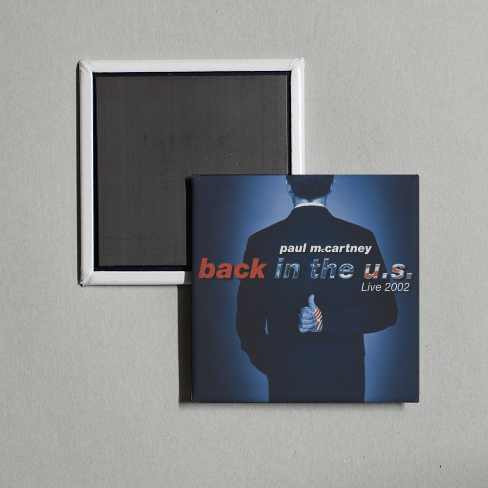 Paul McCartney - Back In The U.S. Album Cover Fridge Magnet
