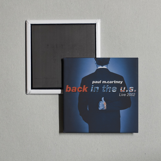 Paul McCartney - Back In The U.S. Album Cover Fridge Magnet