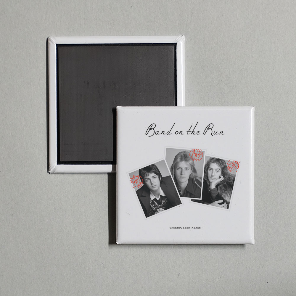 Paul McCartney - Band On The Run (Underdubbed Mixes) Album Cover Fridge Magnet