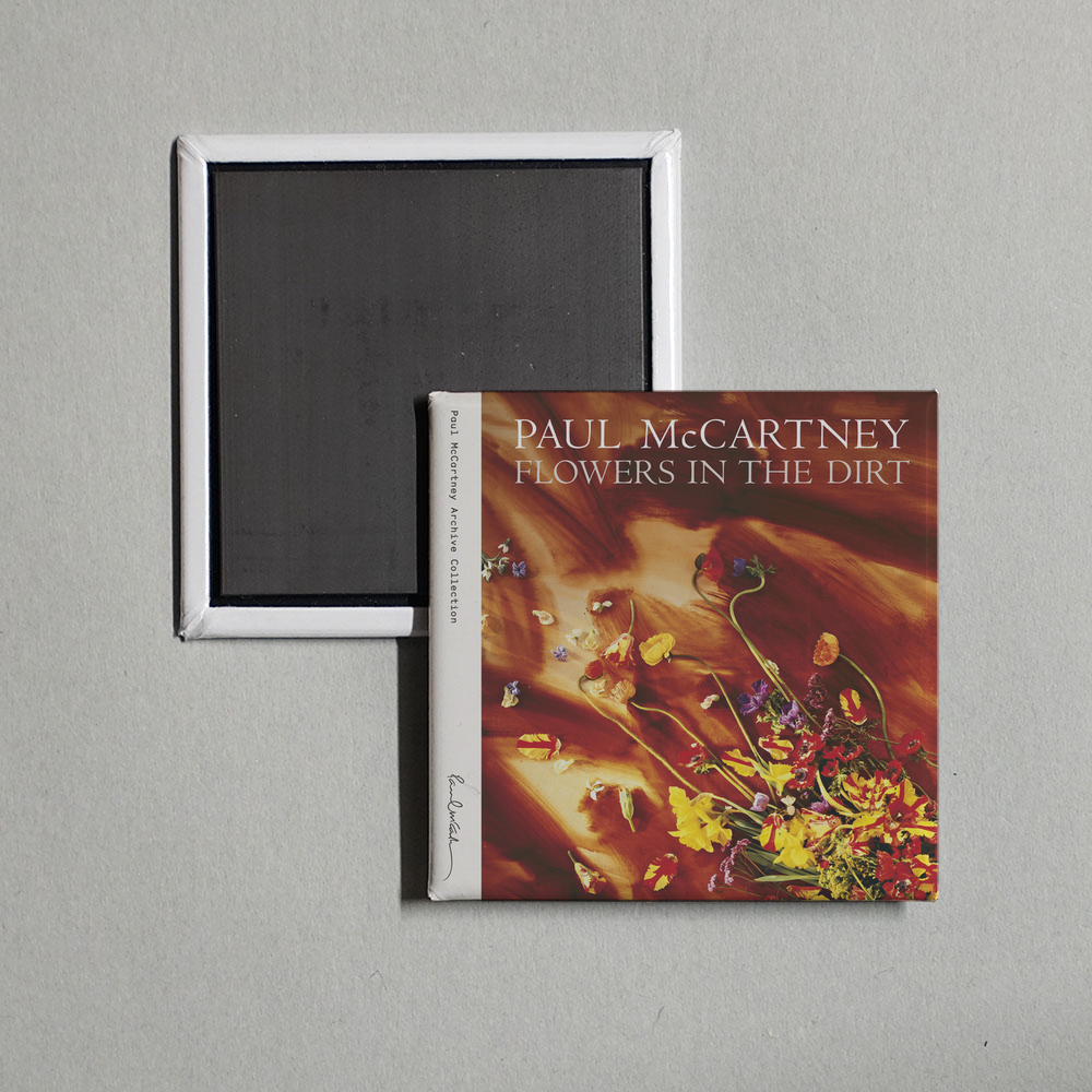 Paul McCartney - Flowers In The Dirt (Remastered 2017) Album Cover Fridge Magnet