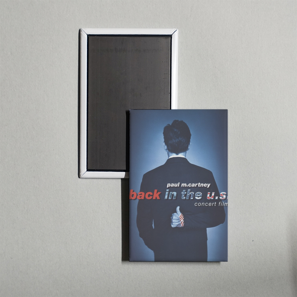 Paul McCartney Back in the U.S. Mini Movie Fridge Magnet