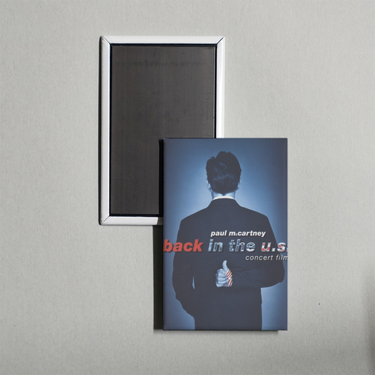Paul McCartney Back in the U.S. Mini Movie Fridge Magnet