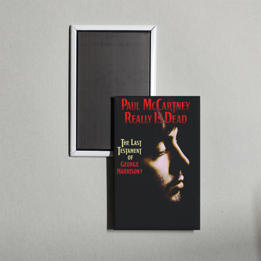 Paul McCartney Really Is Dead The Last Testament of George Harrison Mini Movie Fridge Magnet