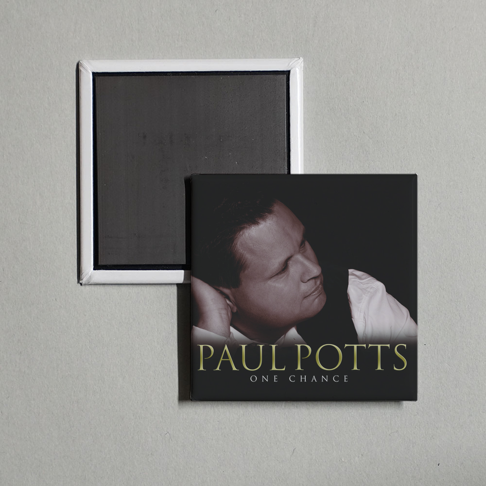 Paul Potts - One Chance Album Cover Fridge Magnet