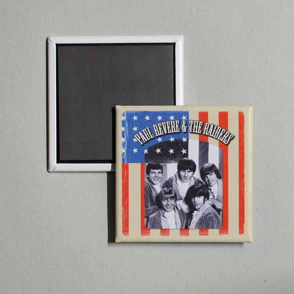 Paul Revere & The Raiders - 12 Classic Tracks Album Cover Fridge Magnet