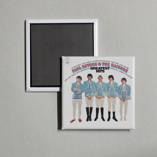Paul Revere & The Raiders - Greatest Hits (Expanded Edition) Album Cover Fridge Magnet