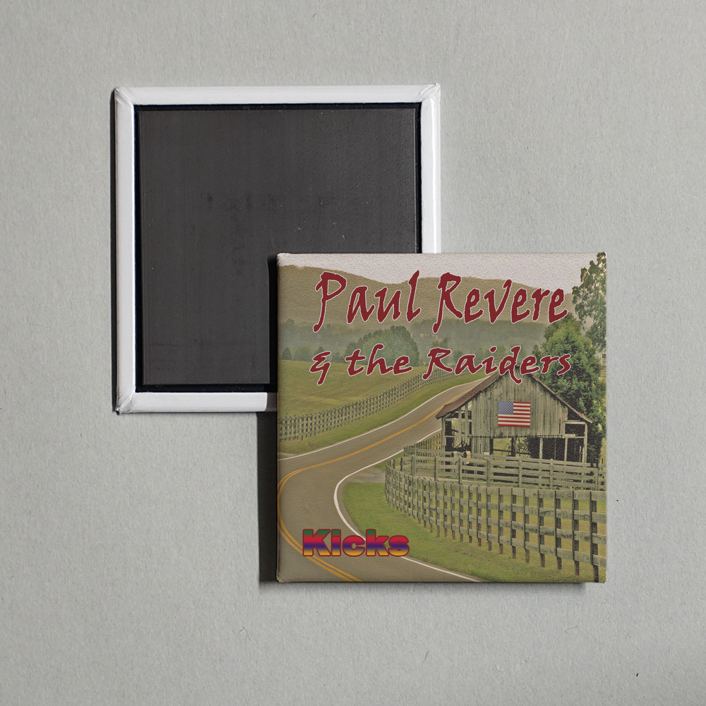 Paul Revere & The Raiders - Kicks Album Cover Fridge Magnet
