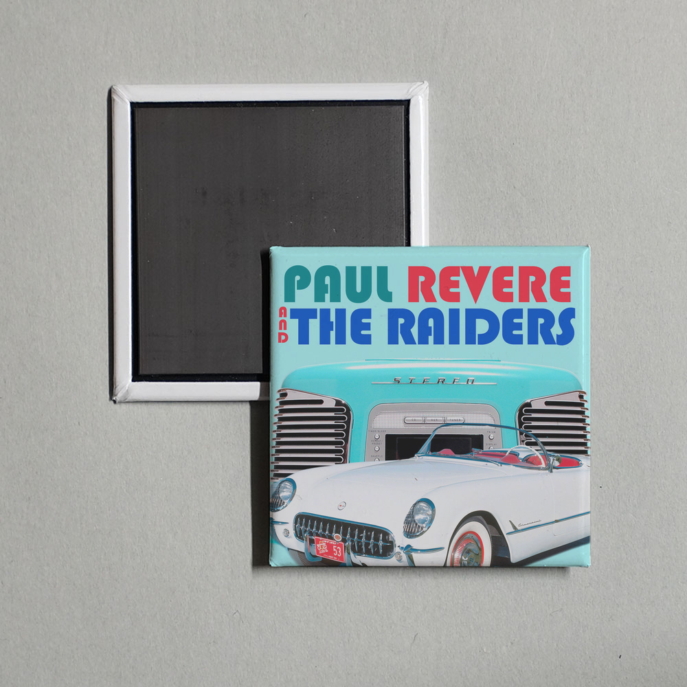 Paul Revere & The Raiders - Paul Revere & The Raiders Album Cover Fridge Magnet