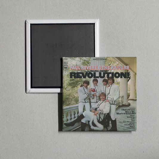 Paul Revere & The Raiders - Revolution! Album Cover Fridge Magnet