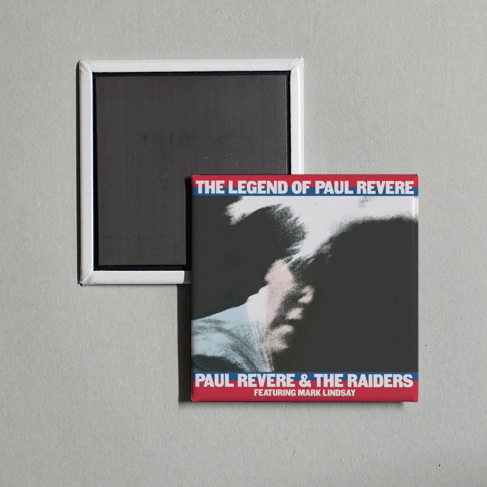 Paul Revere & The Raiders - The Legend Of Paul Revere Album Cover Fridge Magnet