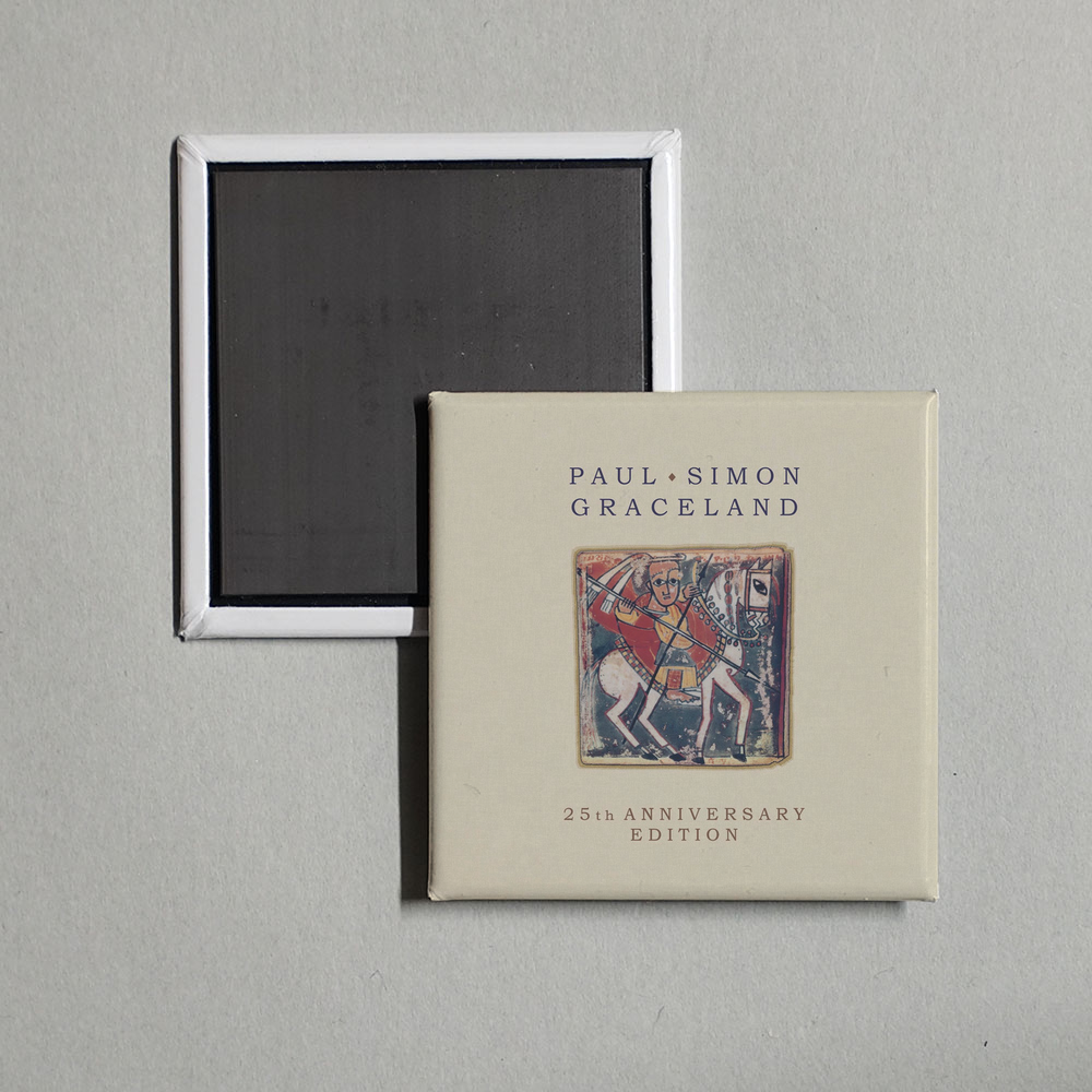 Paul Simon - Graceland (25th Anniversary Deluxe Edition) Album Cover Fridge Magnet