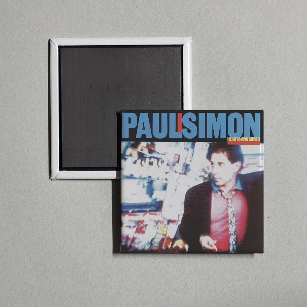 Paul Simon - Hearts And Bones Album Cover Fridge Magnet