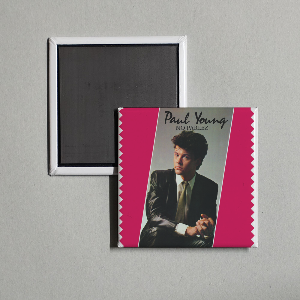 Paul Young - No Parlez Album Cover Fridge Magnet