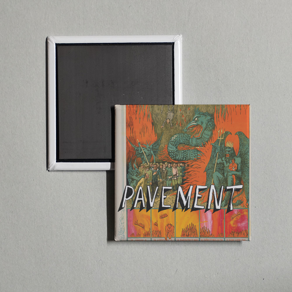 Pavement - Quarantine The Past The Best Of Pavement Album Cover Fridge Magnet