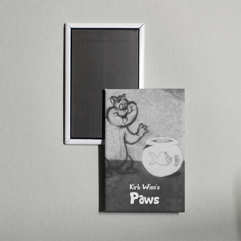 Paws Mini Movie Fridge Magnet