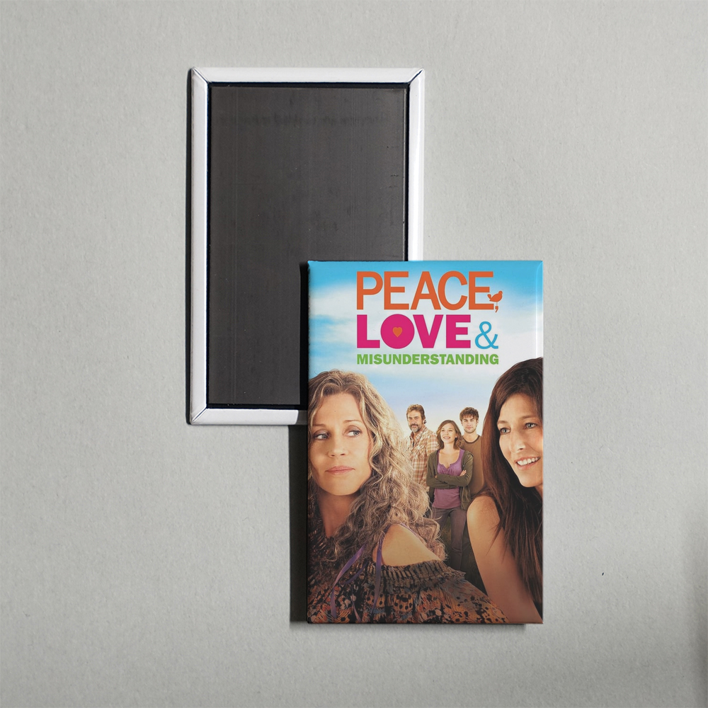 Peace, Love & Misunderstanding Mini Movie Fridge Magnet