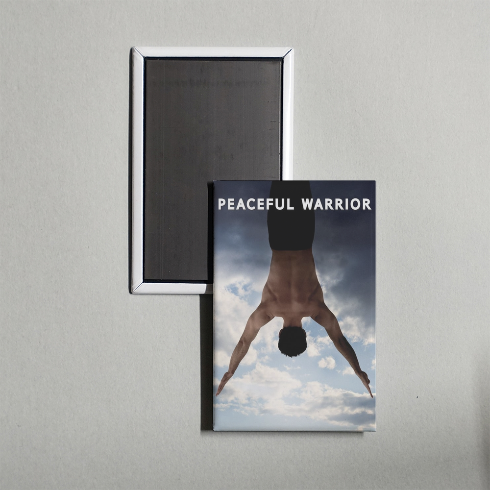 Peaceful Warrior Mini Movie Fridge Magnet