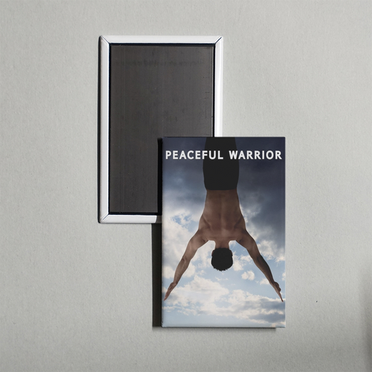 Peaceful Warrior Mini Movie Fridge Magnet