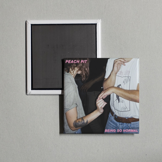 Peach Pit - Being So Normal Album Cover Fridge Magnet