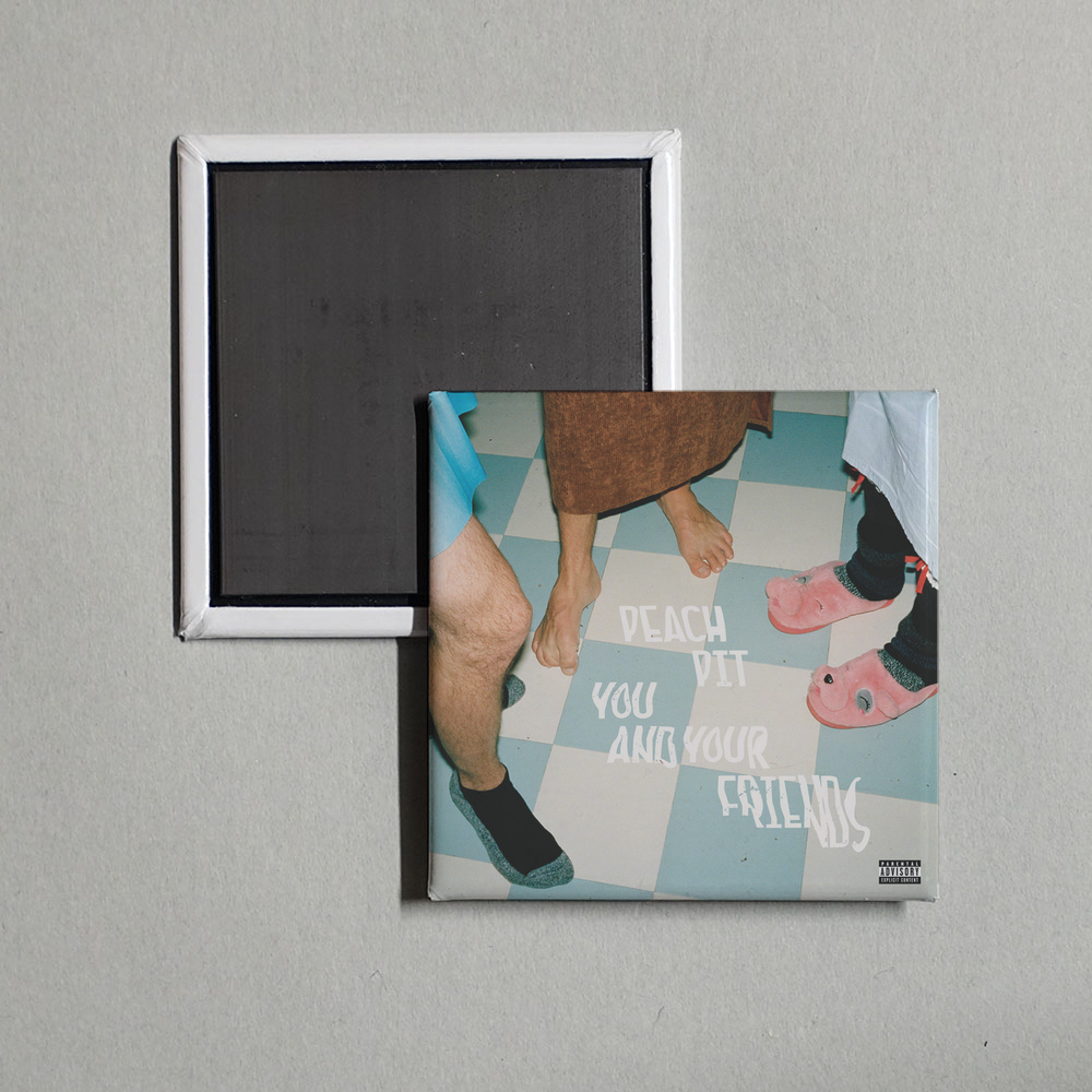Peach Pit - You and Your Friends Album Cover Fridge Magnet