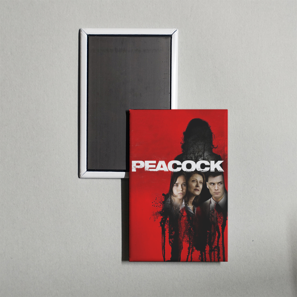 Peacock Mini Movie Fridge Magnet