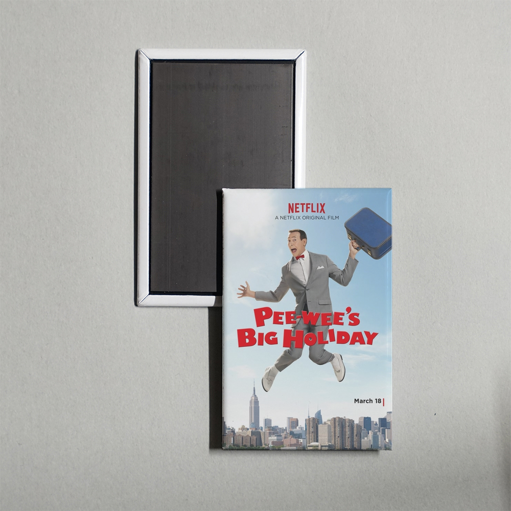 Pee-wee's Big Holiday Mini Movie Fridge Magnet