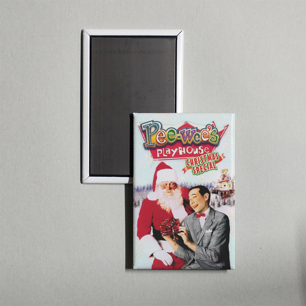 Pee-wee's Playhouse Christmas Special Mini Movie Fridge Magnet