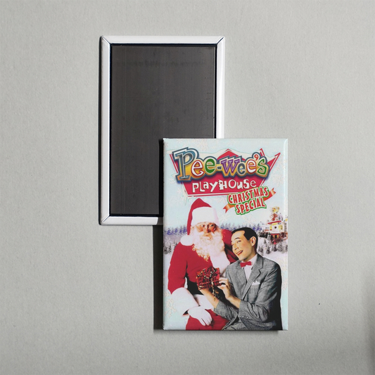 Pee-wee's Playhouse Christmas Special Mini Movie Fridge Magnet