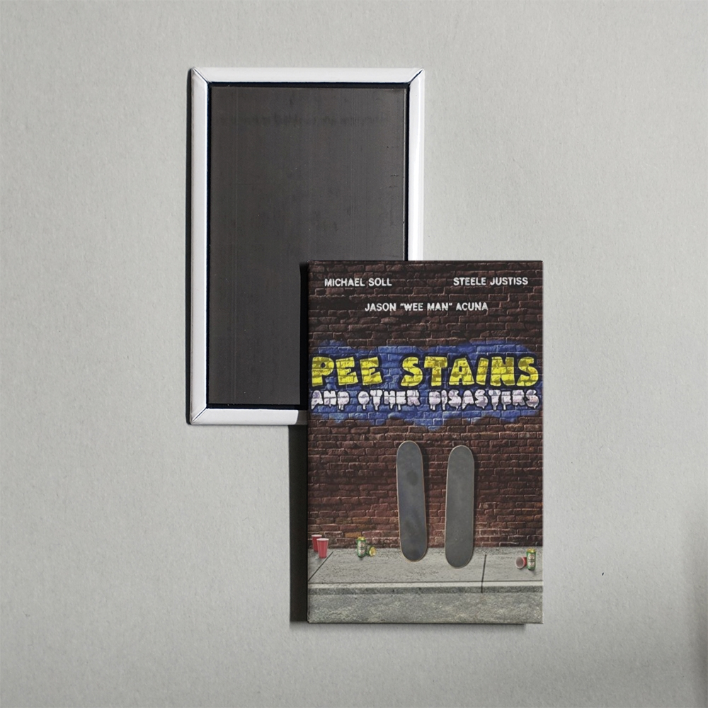 Pee Stains and Other Disasters Mini Movie Fridge Magnet