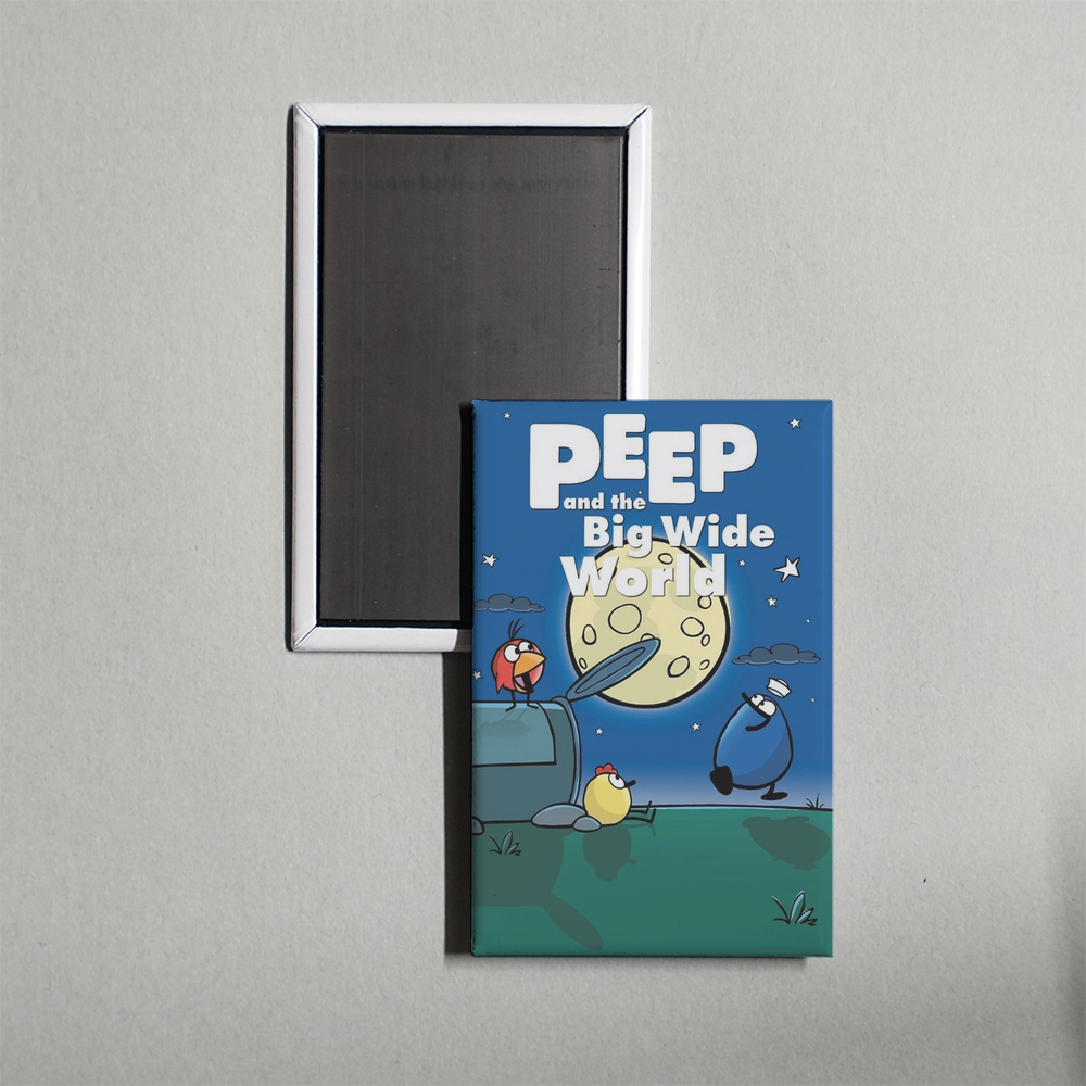 Peep and the Big Wide World TV Show Fridge Magnet