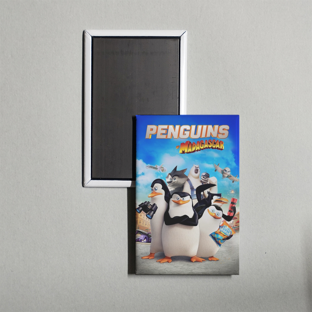 Penguins of Madagascar Mini Movie Fridge Magnet