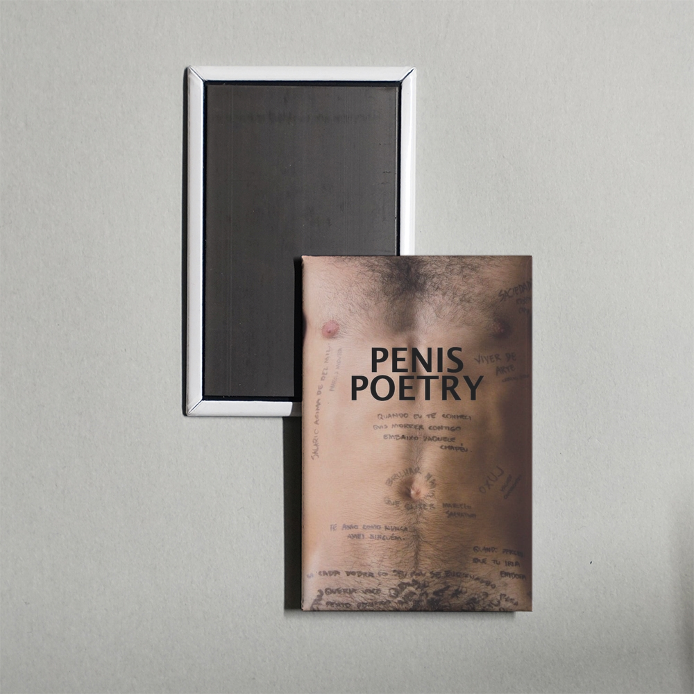 Penis Poetry Mini Movie Fridge Magnet