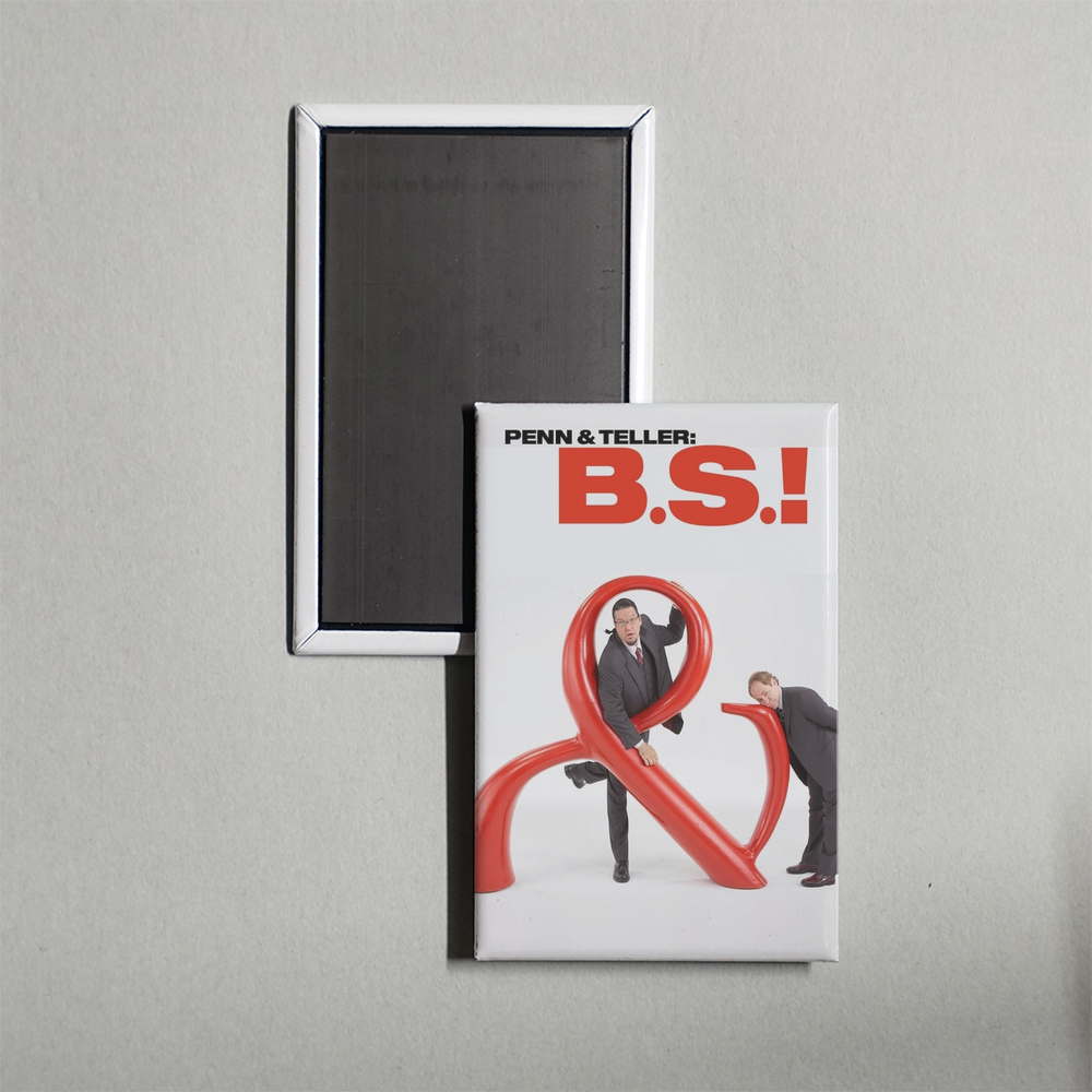 Penn & Teller Bull! TV Show Fridge Magnet