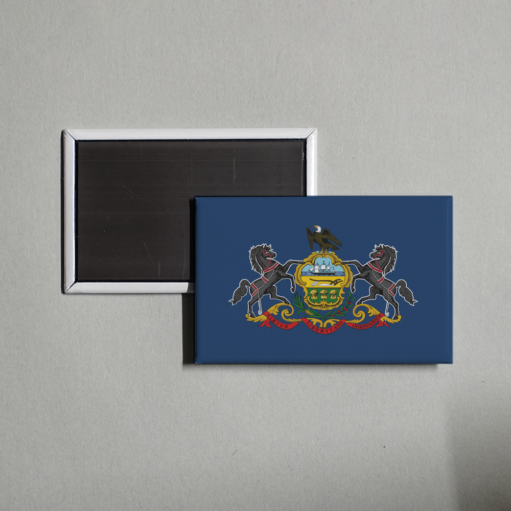 Pennsylvania State Flag Fridge Magnet Fridge Magnet