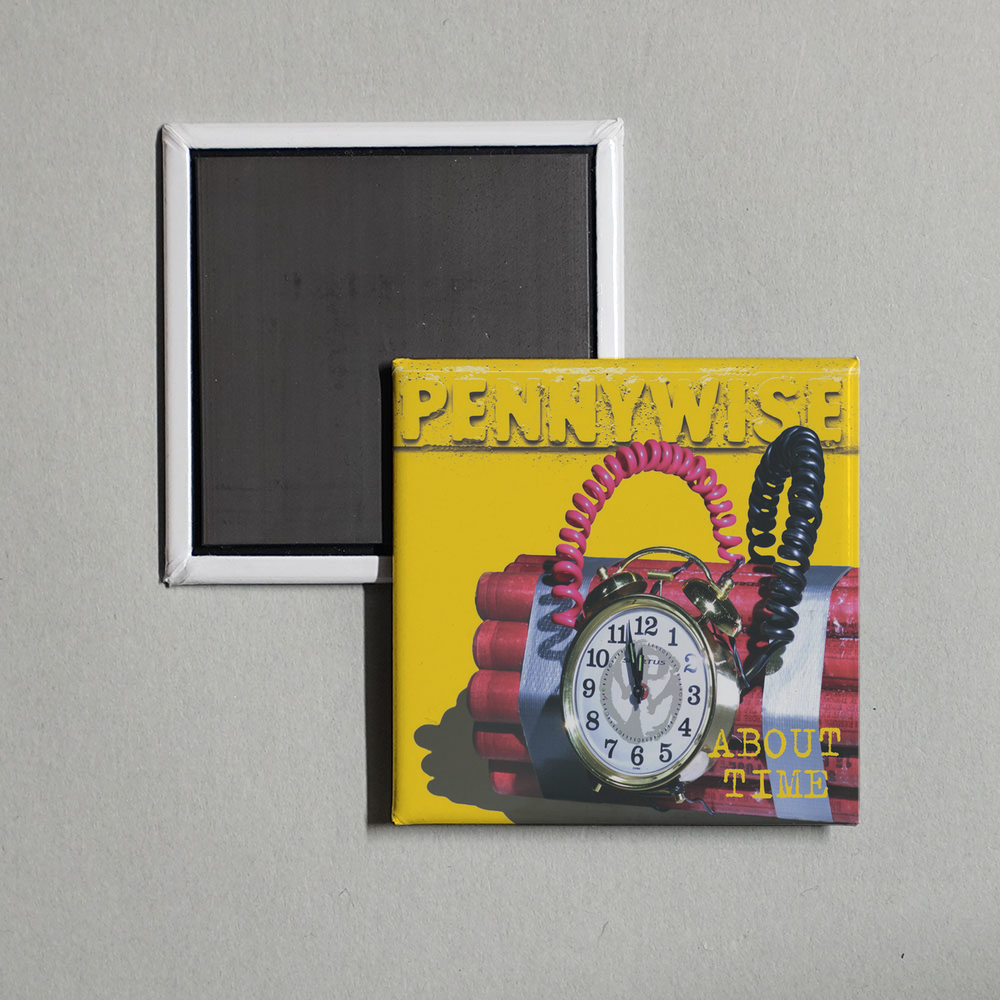 Pennywise - About Time (2005 Remaster) Album Cover Fridge Magnet