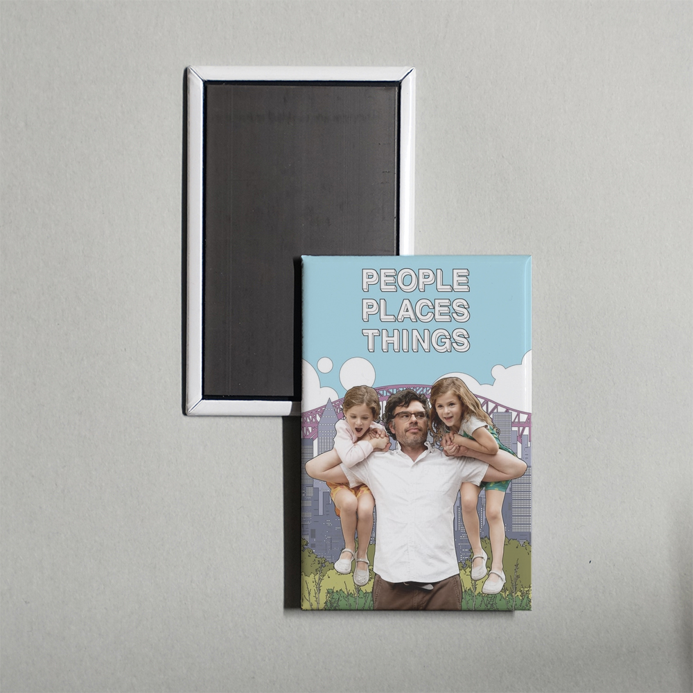People, Places, Things Mini Movie Fridge Magnet