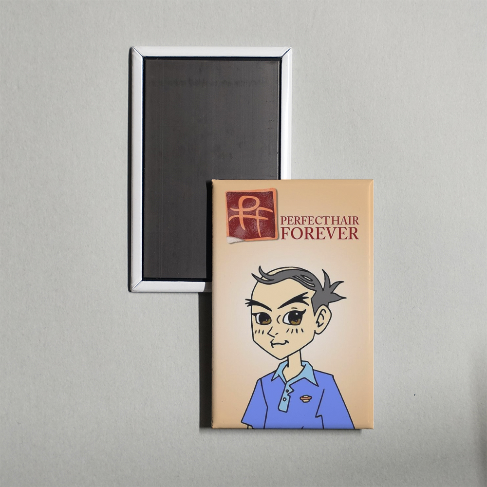 Perfect Hair Forever TV Show Fridge Magnet