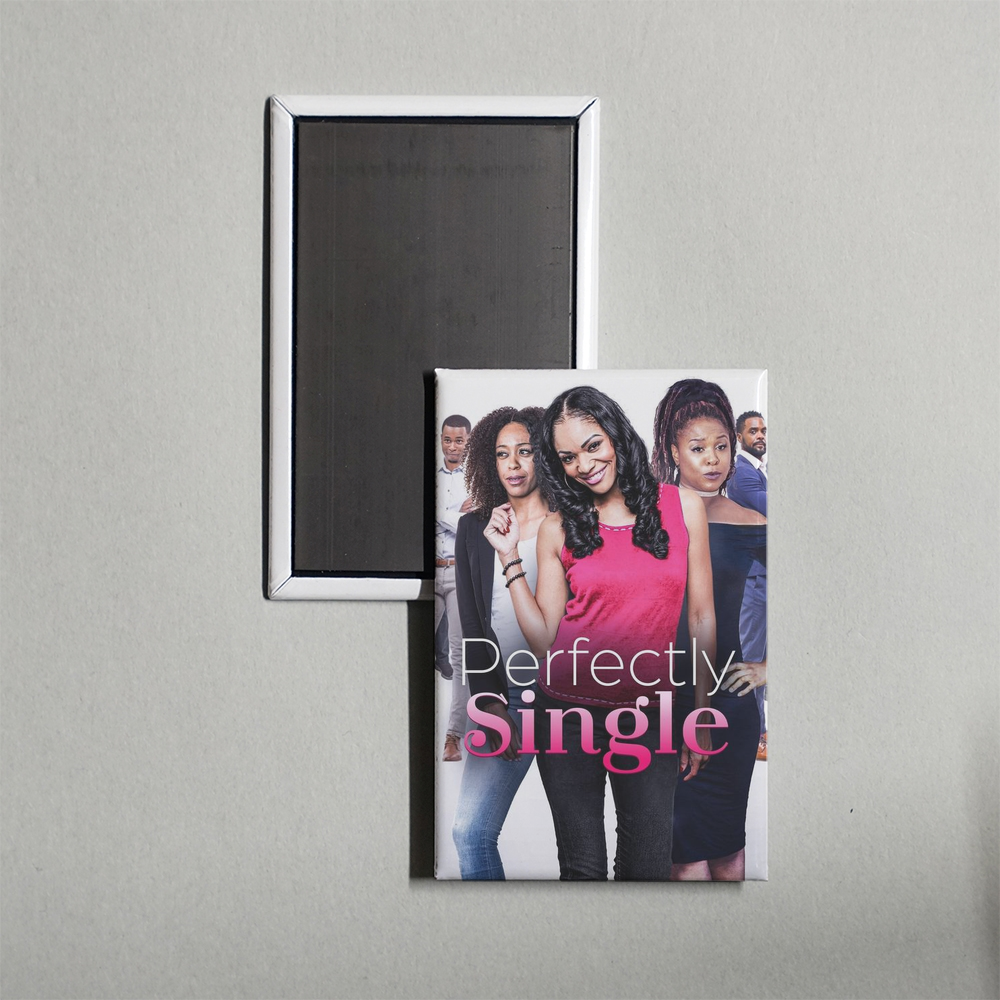 Perfectly Single Mini Movie Fridge Magnet